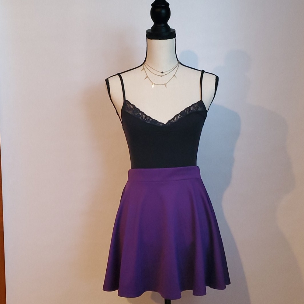 Poetry pleated mini skirt
